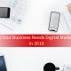 Why Your Business Needs Digital Marketing in 2019